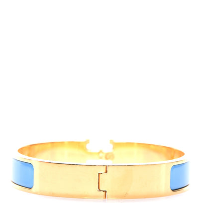 Hermes Enamel Narrow Clic Clac H Bracelet GM Bleu Indien 3 of 6