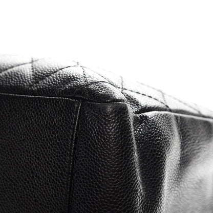 Chanel Caviar Quilted Grand Shopping Tote GST Black 9 of 12