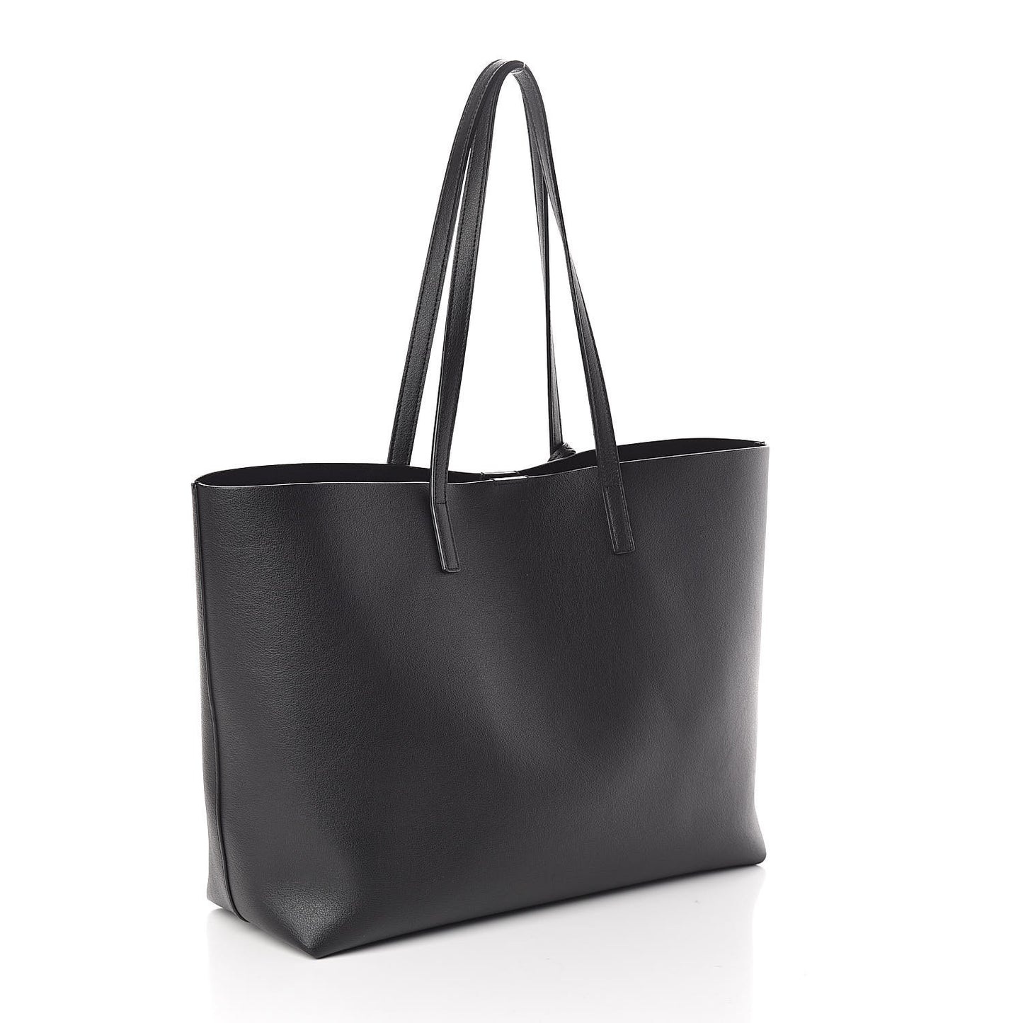 Calfskin Large Shopping Tote Black