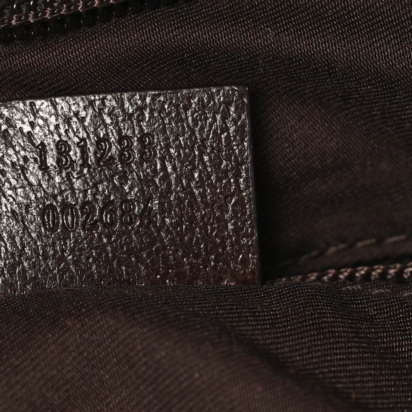 GG Monogram Large Web Handle Vertical Tote Dark Brown