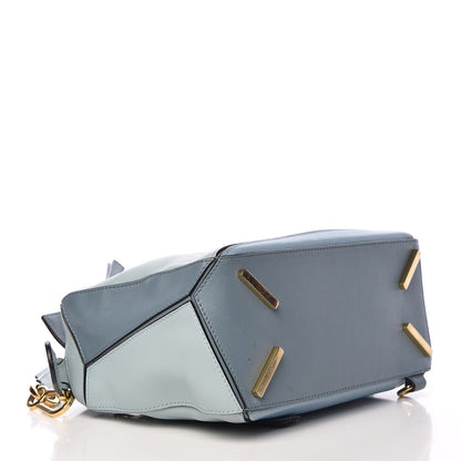 Loewe Calfskin Small Puzzle Bag Aqua Light Blue Stone Blue 4 of 15