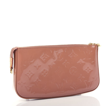 Louis Vuitton Vernis Pochette Accessories NM Rose Velours 3 of 8