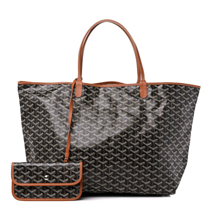 Goyard Goyardine Saint Louis GM Black Gold 1 of 9