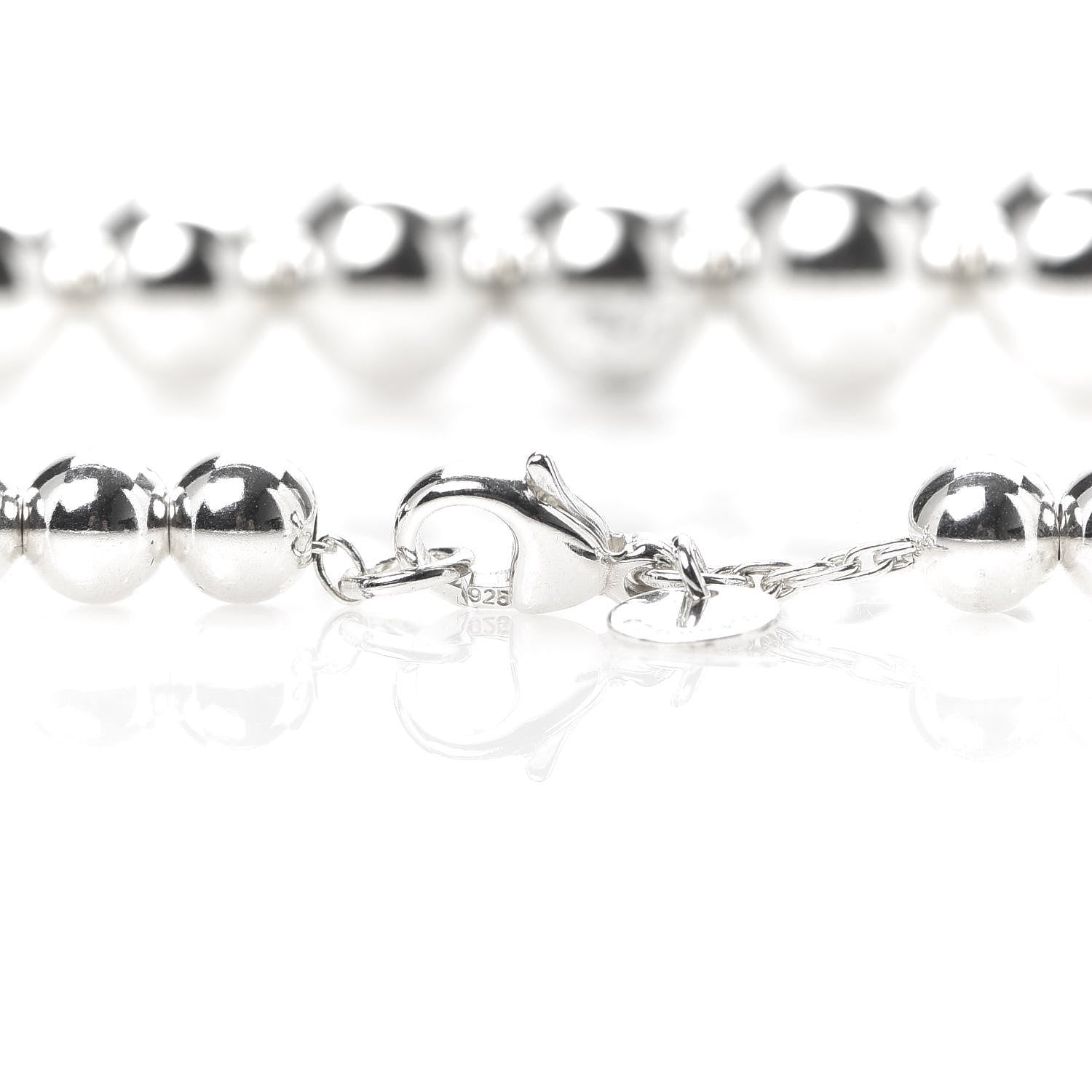 Tiffany Sterling Silver HardWear Graduated Ball Necklace 4 of 6
