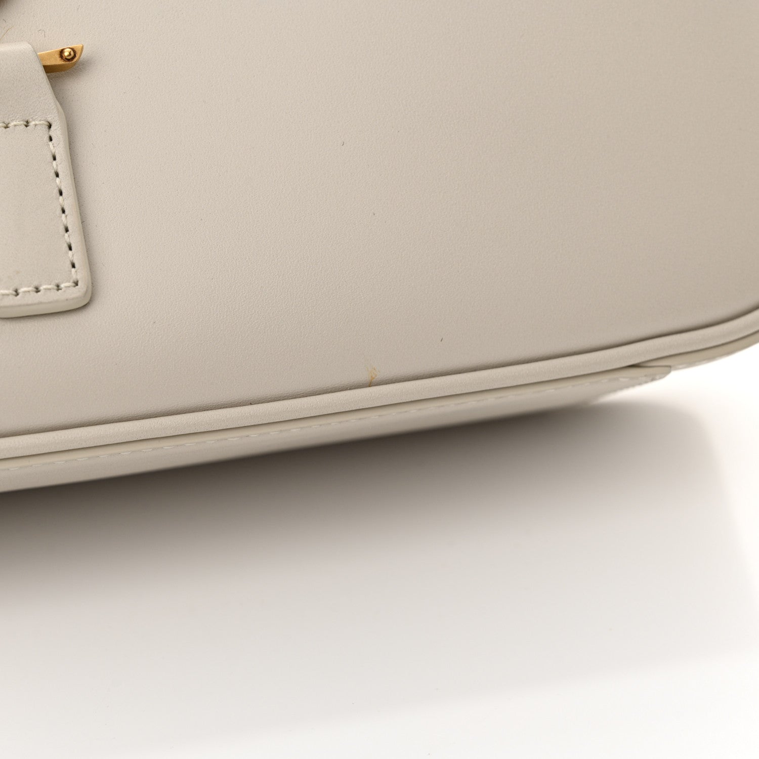 Saint Laurent Smooth Calfskin Le 5 A 7 Hobo Crema Soft 12 of 14