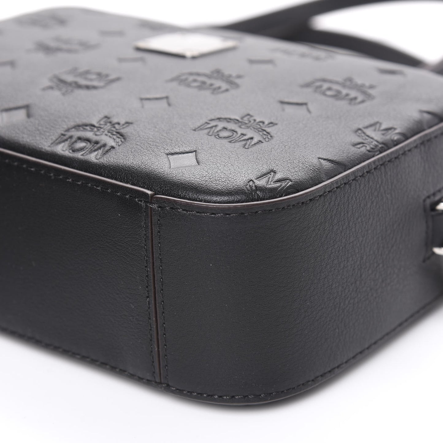Calfskin Ottomar Monogram Klara Crossbody Bag Black