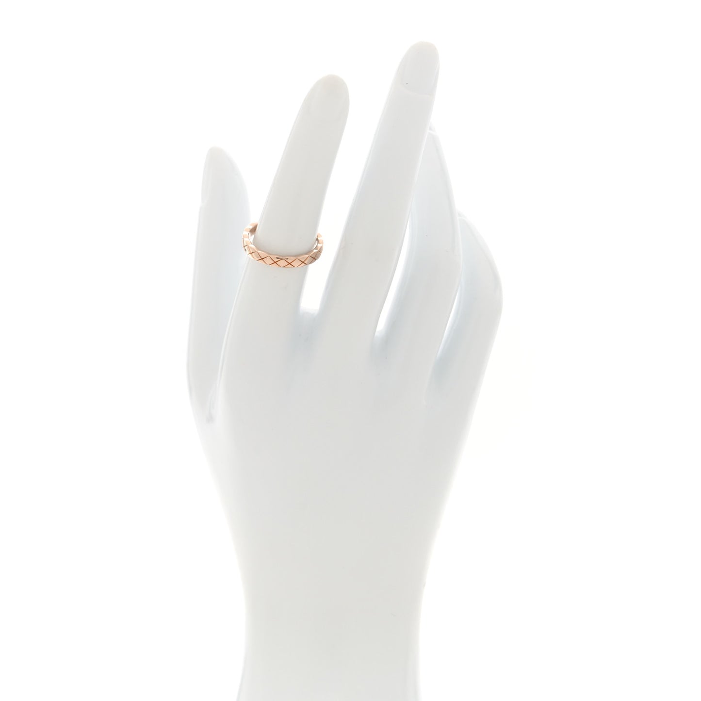 18K Beige Gold Mini Coco Crush Ring 52 6
