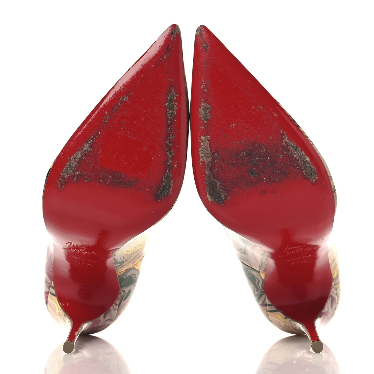 Patent Marble Swirl So Kate 120 Pumps 37.5 Multicolor