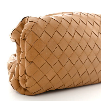 Bottega Veneta Nappa Maxi Intrecciato The Pouch Oversized Clutch Caramel 9 of 12