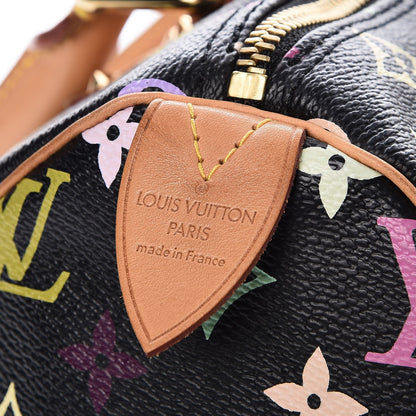 Louis Vuitton Monogram Multicolor Speedy 30 Black 6 of 7