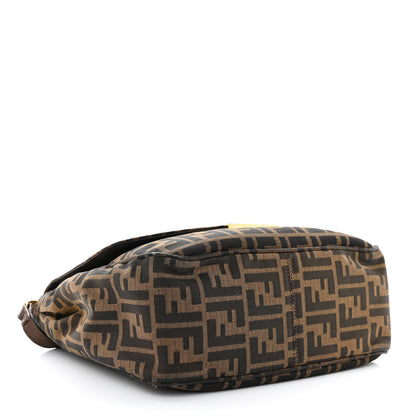 Fendi Zucca Vitello Artic Messenger Bag Tobacco Castagna 4 of 14