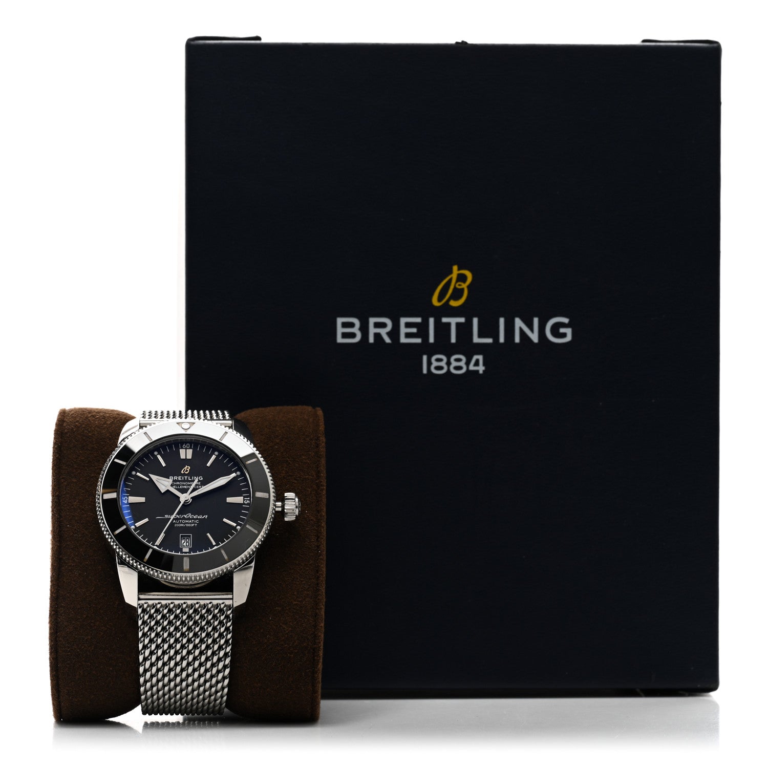 Breitling Stainless Steel 44mm Superocean Heritage II B20 Automatic Watch Black AB2020121B1A1 5 of 5