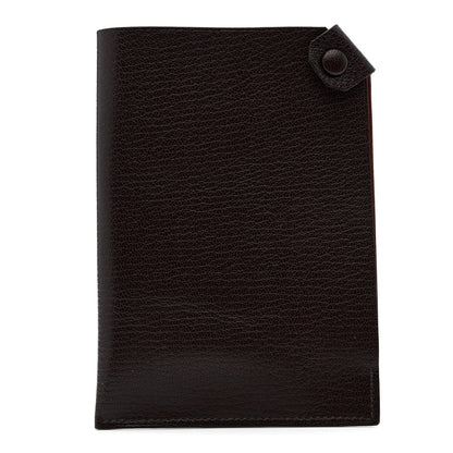 Hermes Chevre Mysore Tarmac PM Passport Holder Rouge Sellier 1 of 6
