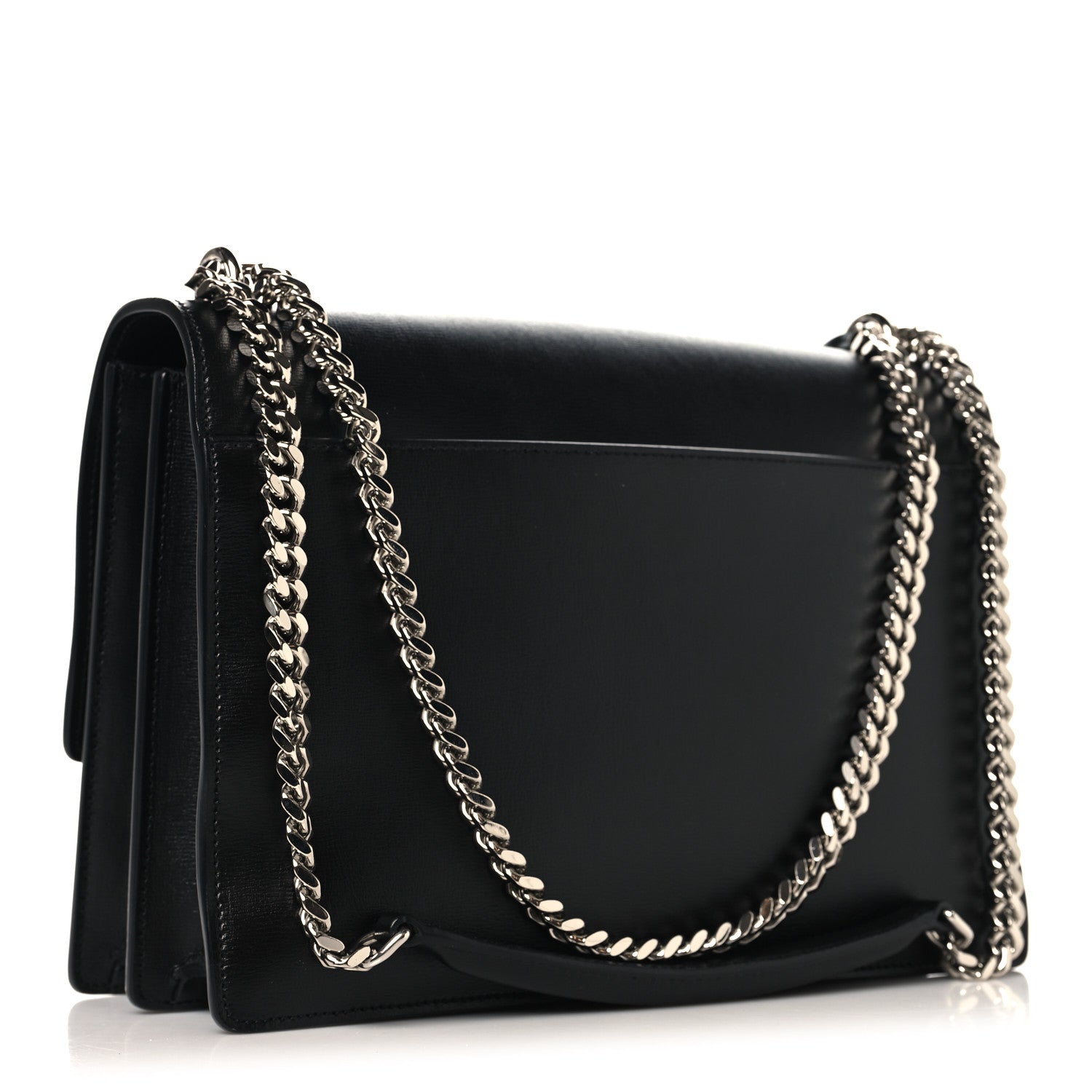 Saint Laurent Calfskin Large Monogram Sunset Black 3 of 10