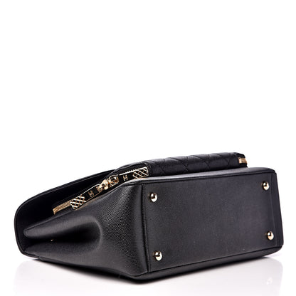 Chanel Caviar Quilted Large Business Affinity Flap Black 3 of 9