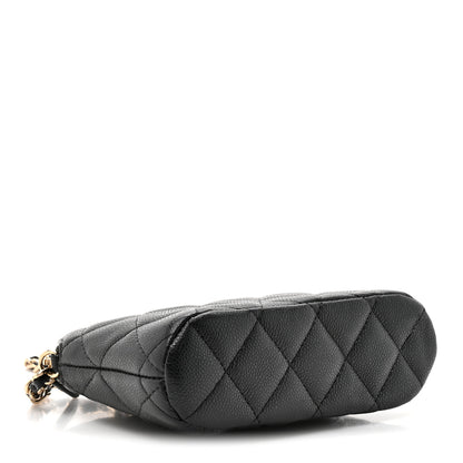 Chanel Caviar Quilted Classic Clutch with Chain Black 4 of 11