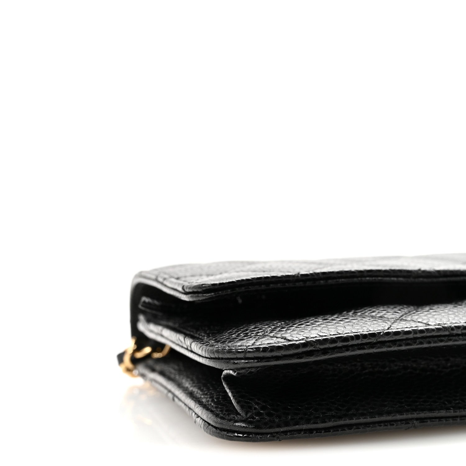 Chanel Caviar Quilted Wallet on Chain WOC Black 10 of 12