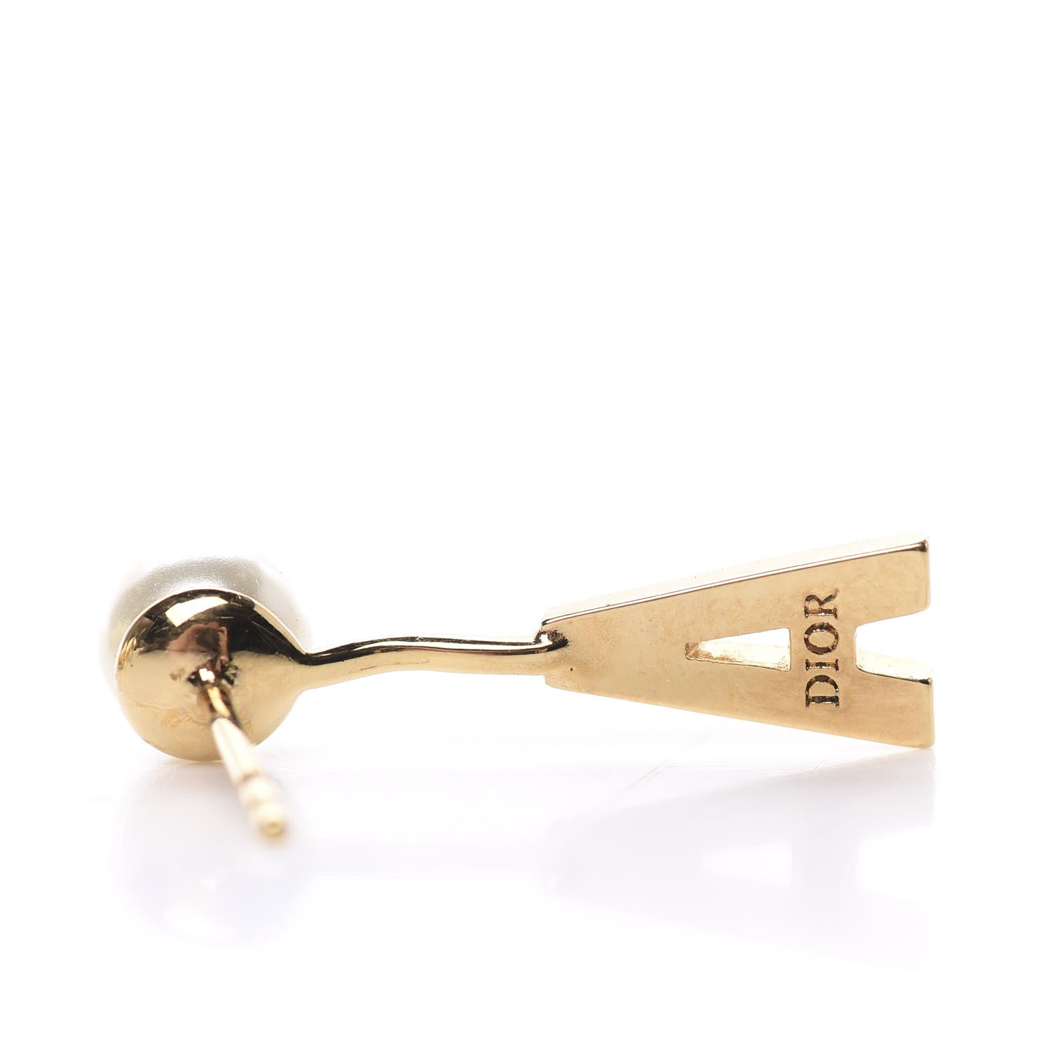 Christian Dior Pearl My ABCDior A Tribale Earring Gold 4 of 5