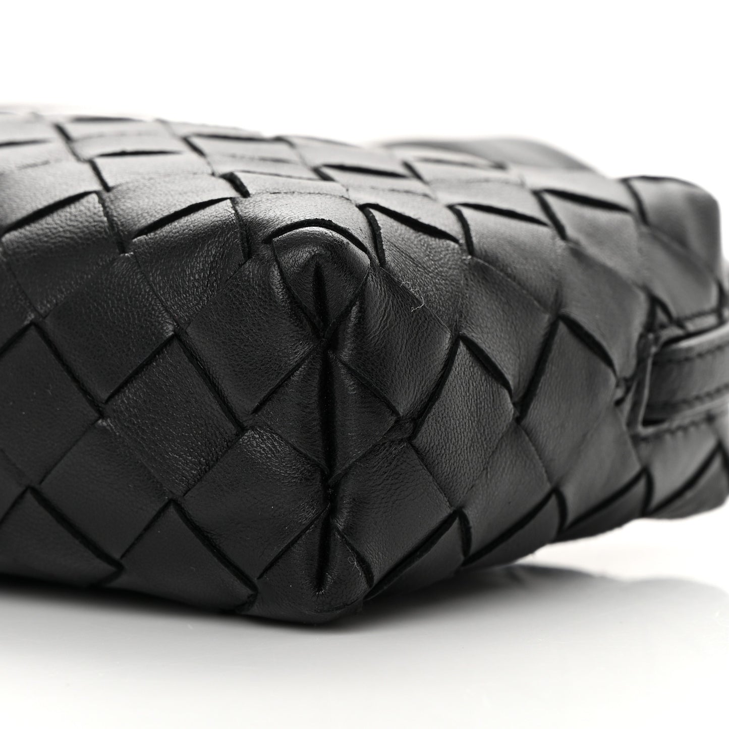 Nappa Intrecciato Nodini Mini Crossbody Black