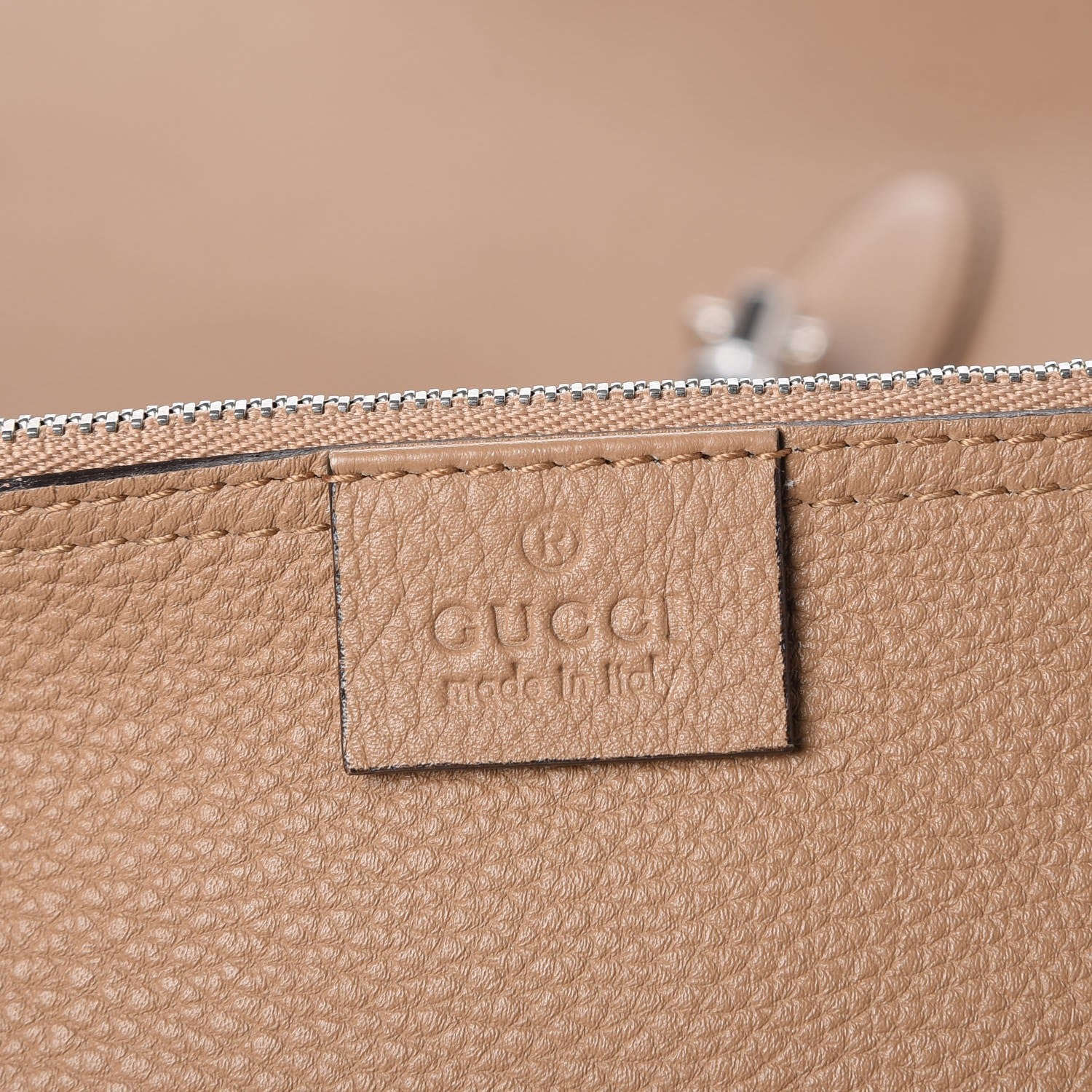Gucci Soft Grained Calfskin Large Jackie Hobo Classic Camel 8 of 12