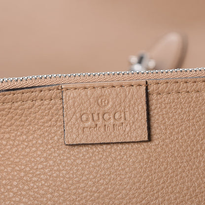 Gucci Soft Grained Calfskin Large Jackie Hobo Classic Camel 8 of 12