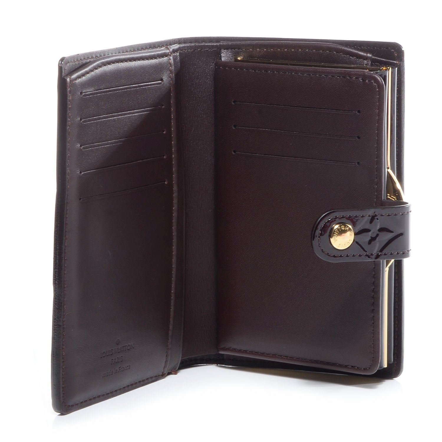 Louis Vuitton Vernis French Purse Wallet Amarante 5 of 8