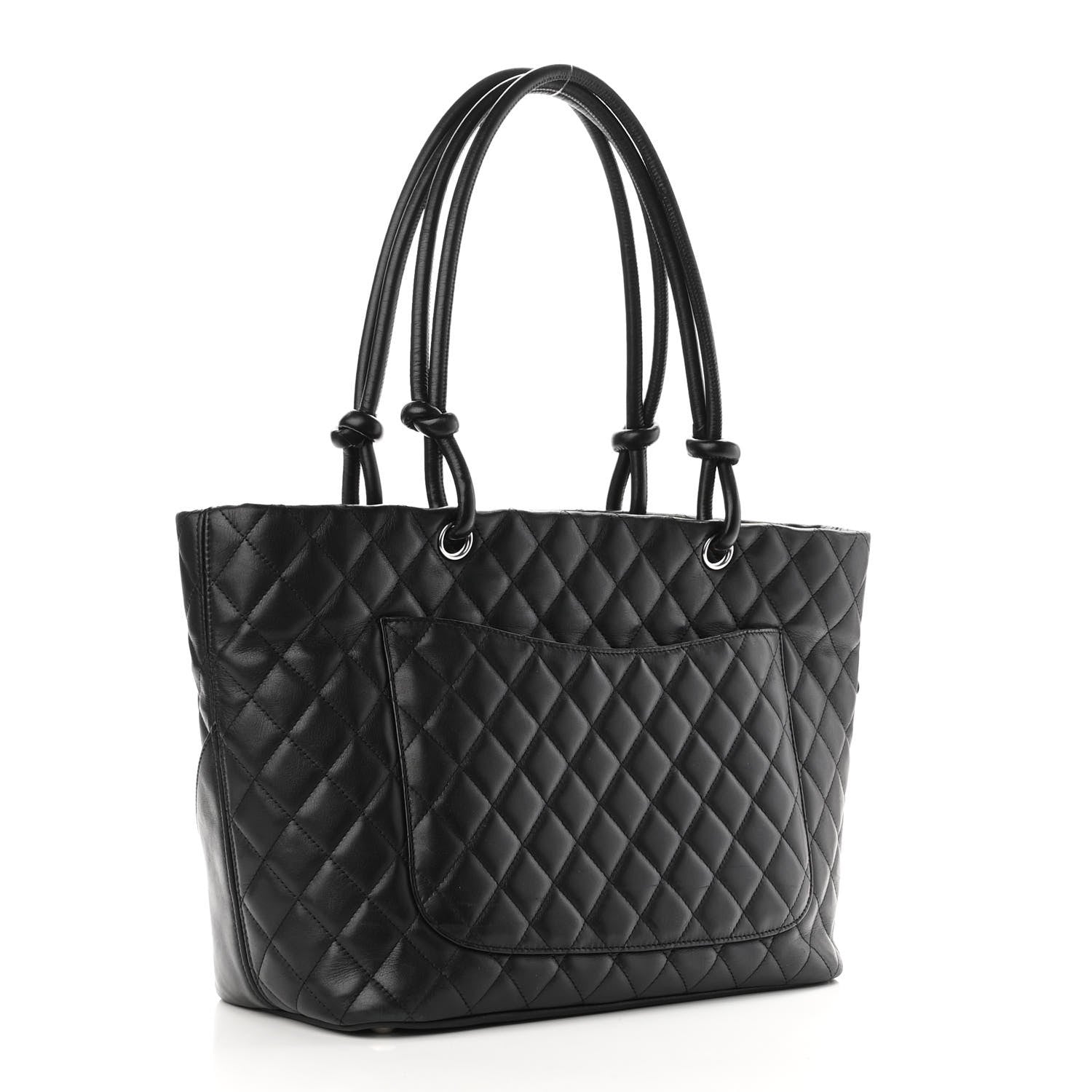 Chanel Calfskin Quilted Large Cambon Tote Black 3 of 10