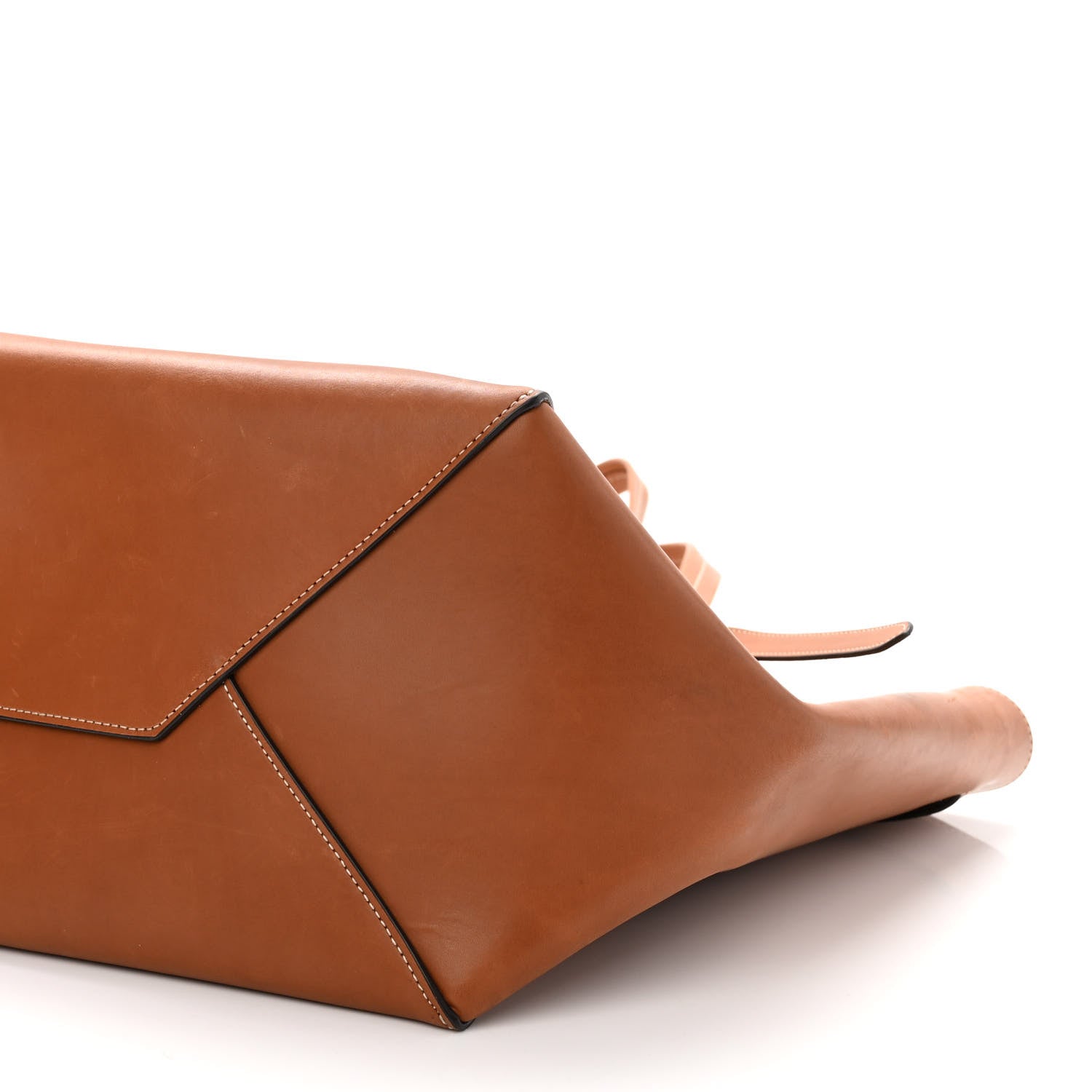 Celine Smooth Calfskin Medium Belt Cabas Phantom Brown 9 of 12