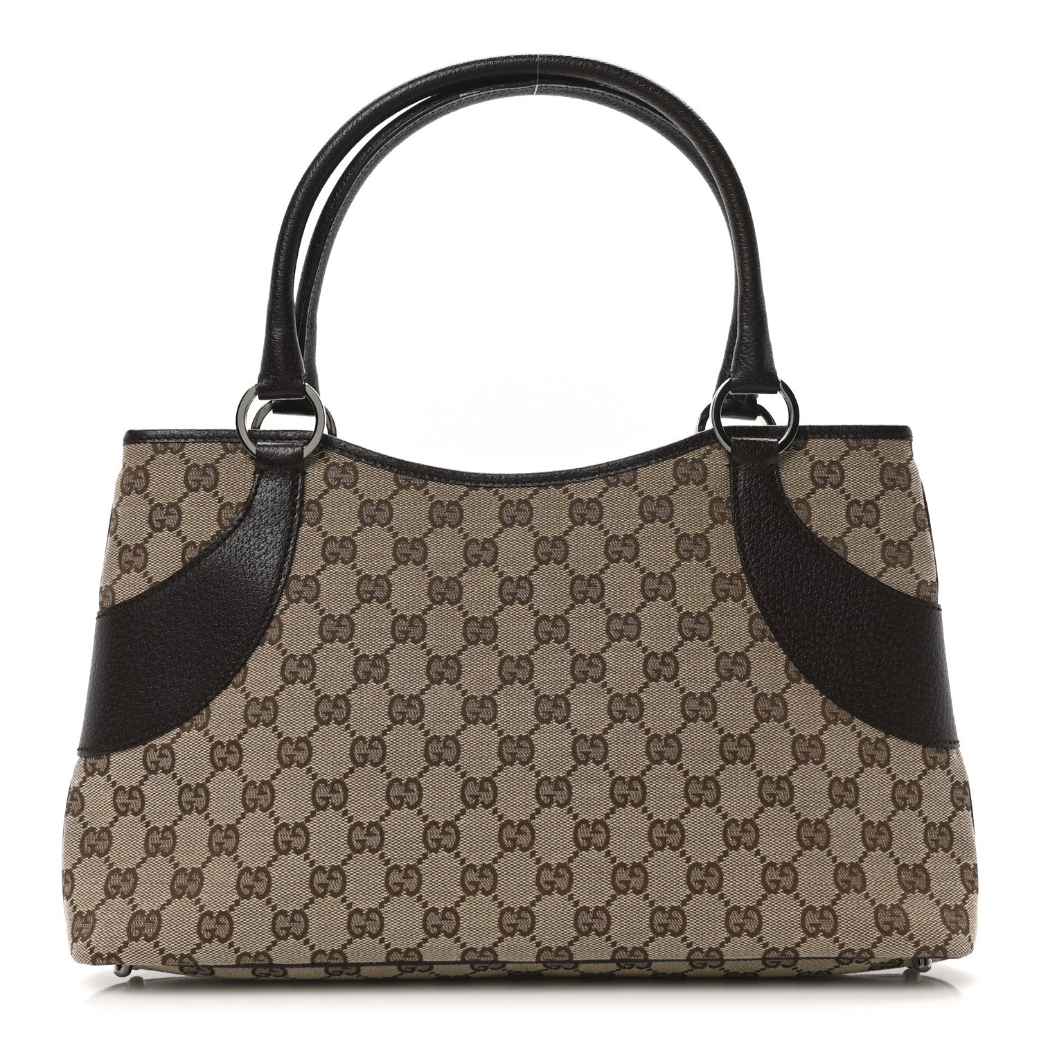 Gucci Monogram Shoulder Bag Dark Brown 1 of 10