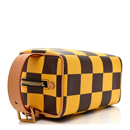Louis Vuitton Damier Pop Dopp Kit Toilet Pouch Jaune Mat 4 of 9