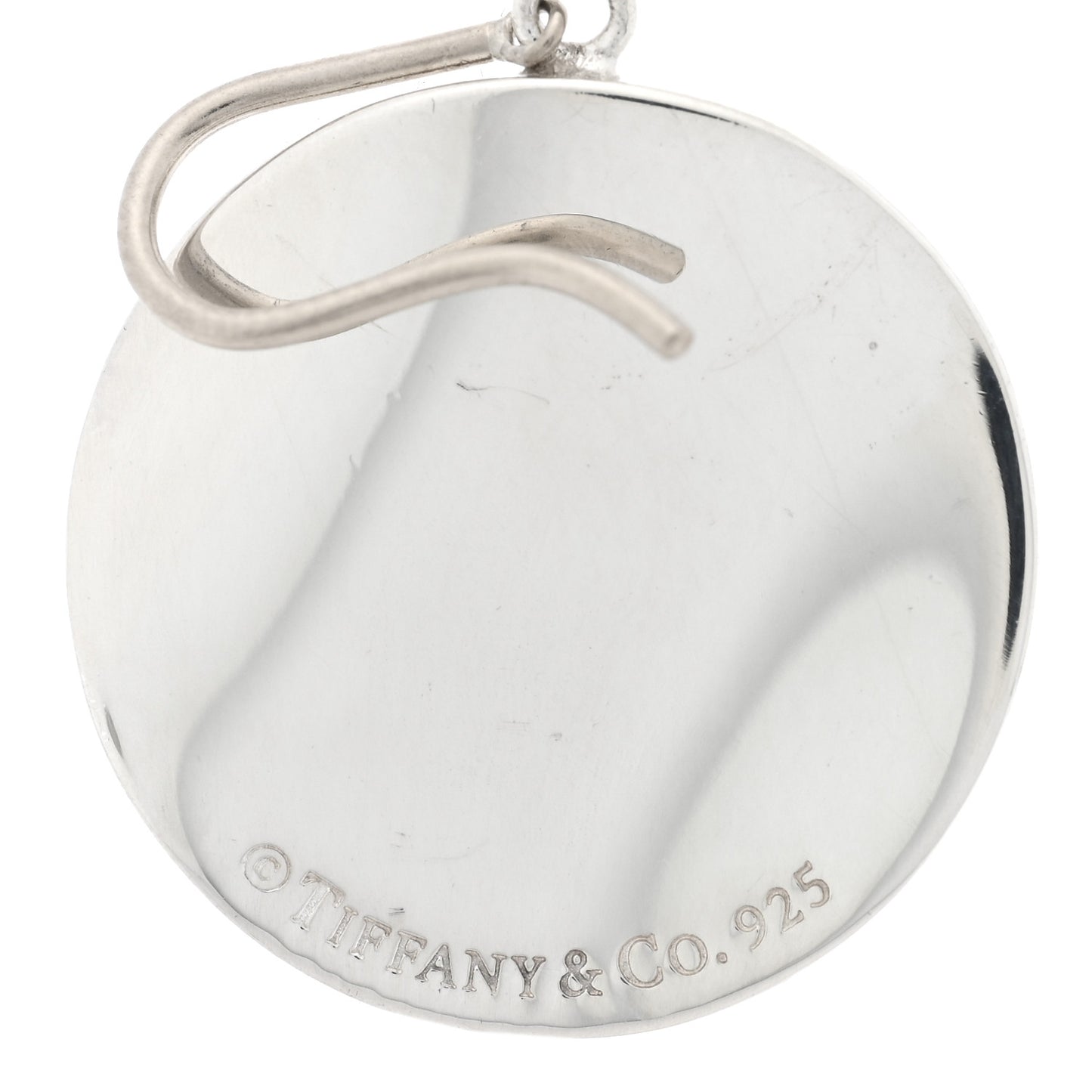 Sterling Silver Notes Round Drop Earrings