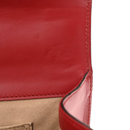 Gucci Guccissima Small Padlock Shoulder Bag Hibiscus Red 11 of 11