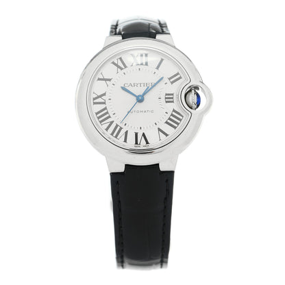 Cartier Stainless Steel Alligator 33mm Ballon Bleu De Cartier Automatic Watch 1 of 4