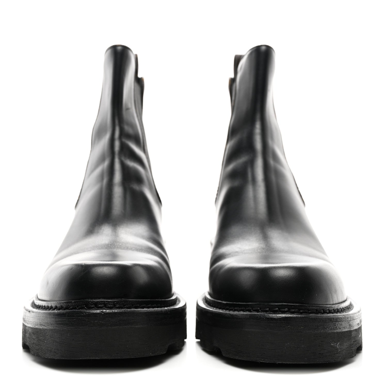 Louis Vuitton Calfskin Monogram Beaubourg Ankle Boots 40.5 Black 2 of 8