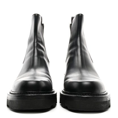 Louis Vuitton Calfskin Monogram Beaubourg Ankle Boots 40.5 Black 2 of 8