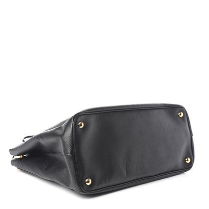 Prada Saffiano Large Galleria Double Zip Tote Black 4 of 9