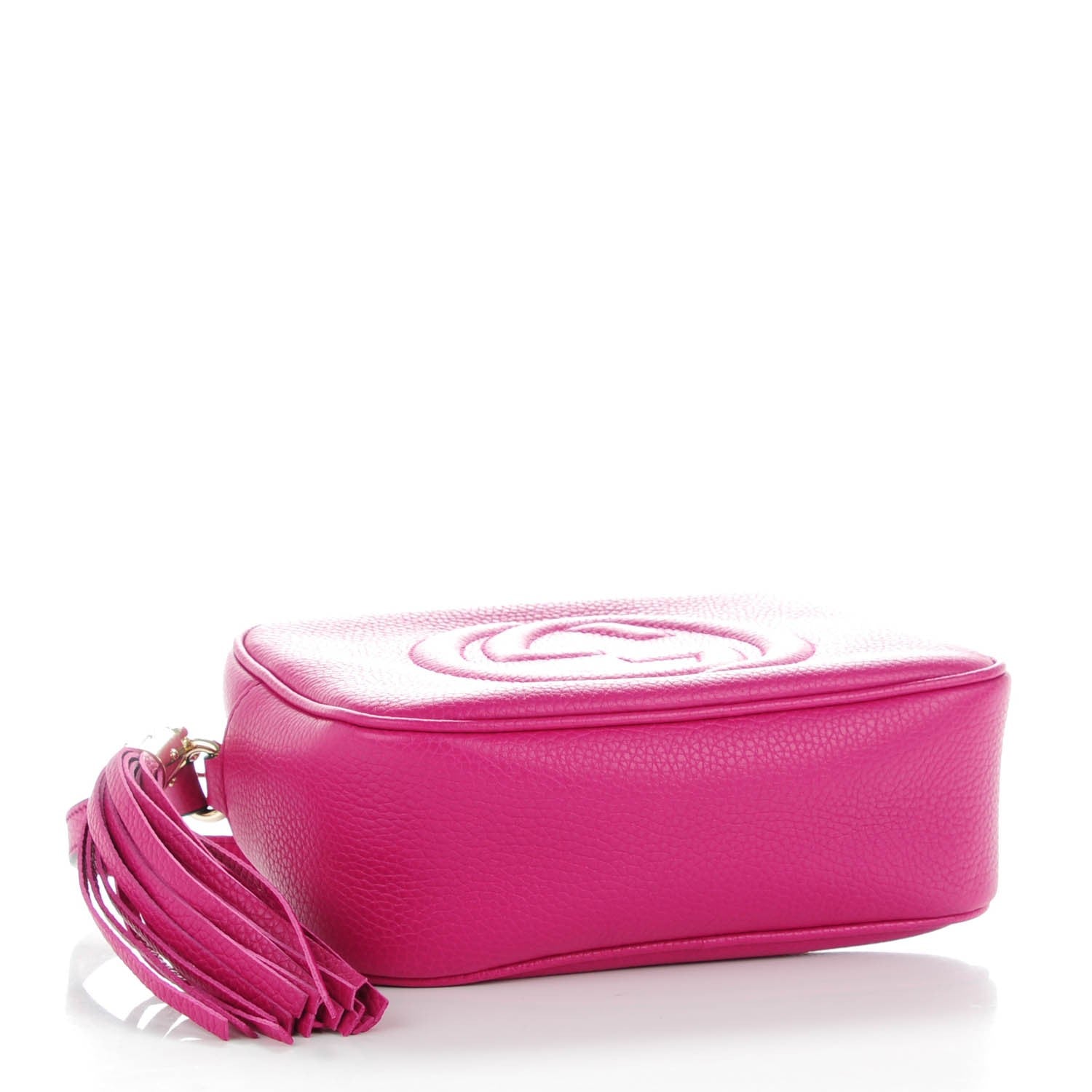 Gucci Cellarius Calfskin Small Soho Disco Bag Bright Bouganville 4 of 7