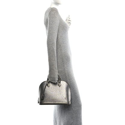 Louis Vuitton Epi Alma PM Platine 2 of 11
