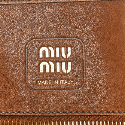 Miu Miu Nappa Medium Aventure Bag Oak 5 of 10