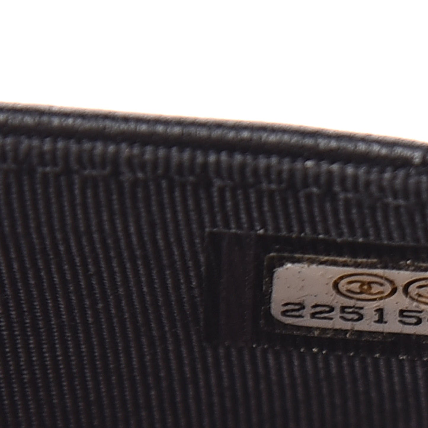 Lambskin Quilted Wallet On Chain WOC Black