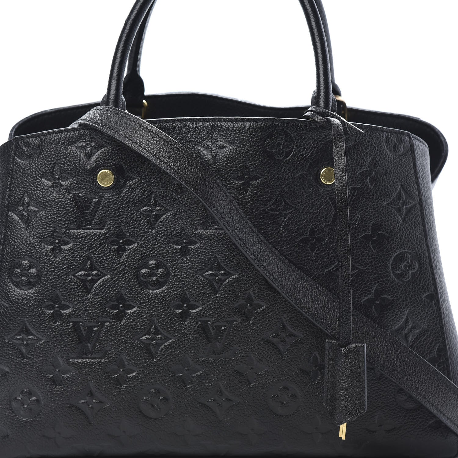 Louis Vuitton Empreinte Montaigne MM Black 9 of 13