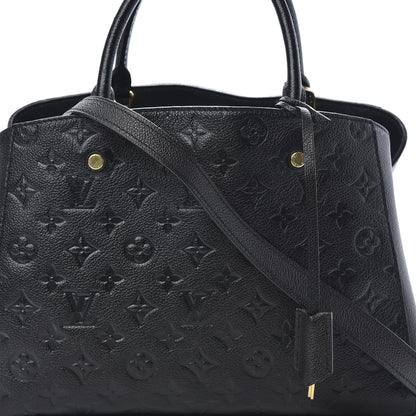 Louis Vuitton Empreinte Montaigne MM Black 9 of 13