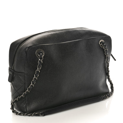 Chanel Caviar Quilted Large Coco Camera Case Black 2 of 10