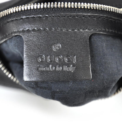 Gucci Canvas Reins Hobo Black 7 of 8