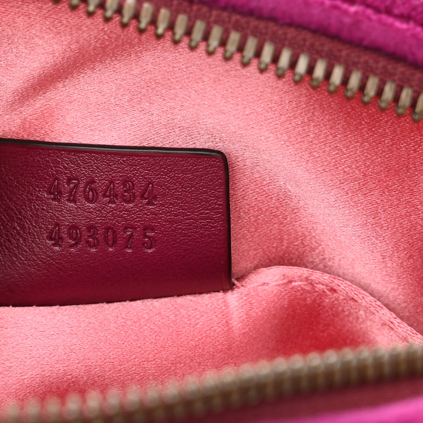 Velvet Matelasse GG Marmont Belt Bag Fuchsia 85 34 Violet Cyclamen