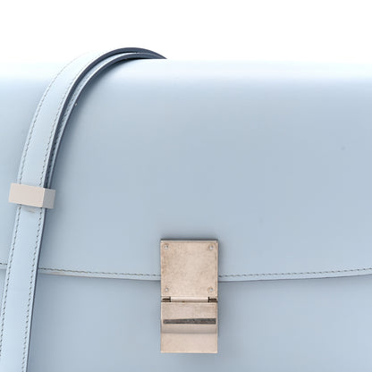 Celine Box Calfskin Medium Classic Box Flap Bag Pale Blue 8 of 10