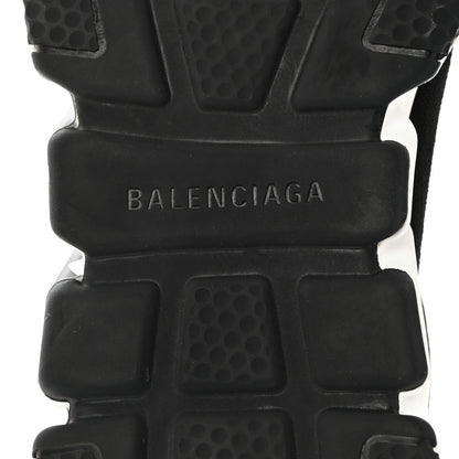Balenciaga Neoprene Knit Womens Speed Graffiti Sneakers 38 Black White 8 of 9