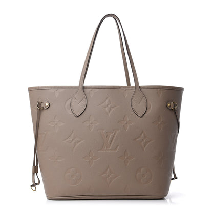 Louis Vuitton Empreinte Monogram Giant Neverfull MM Tourterelle 1 of 10