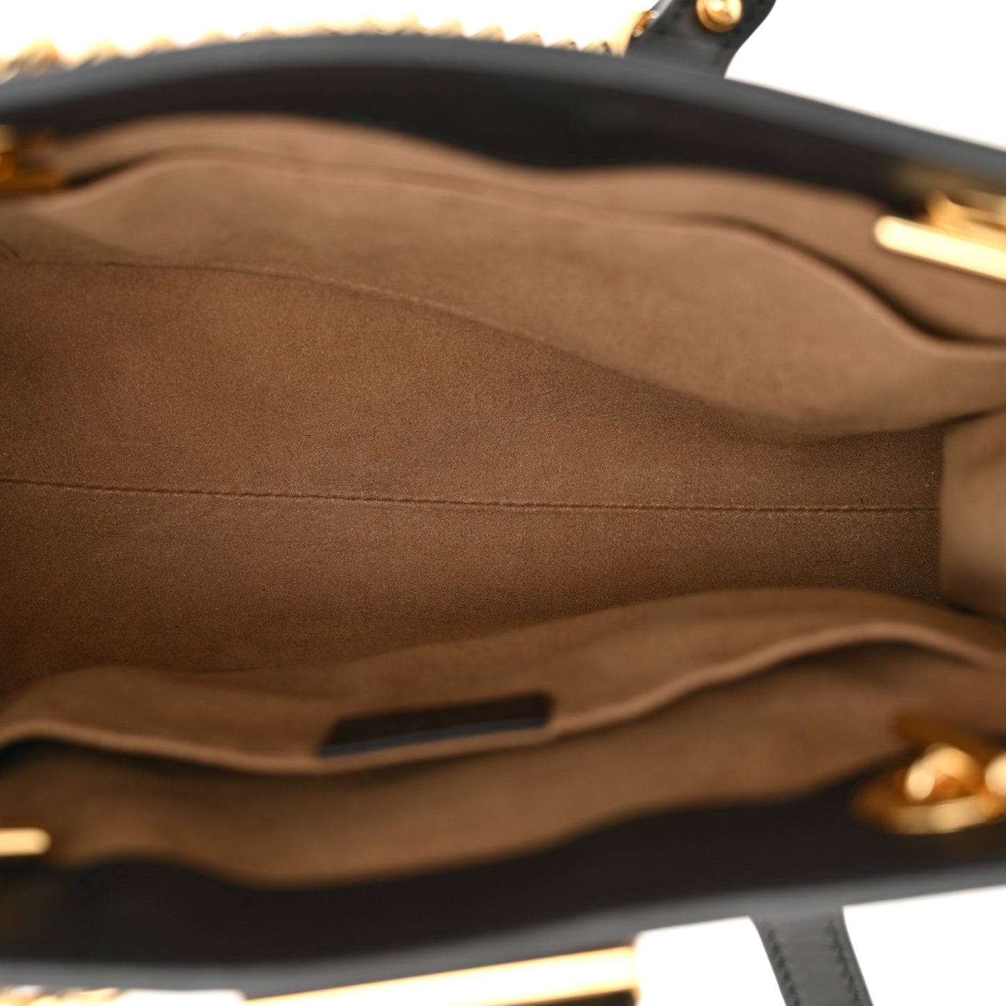 GG Supreme Monogram Small Padlock Tote Black