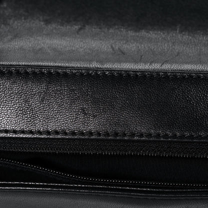 Chanel Sheepskin Quilted Vintage Mademoiselle Flap Black 13 of 14